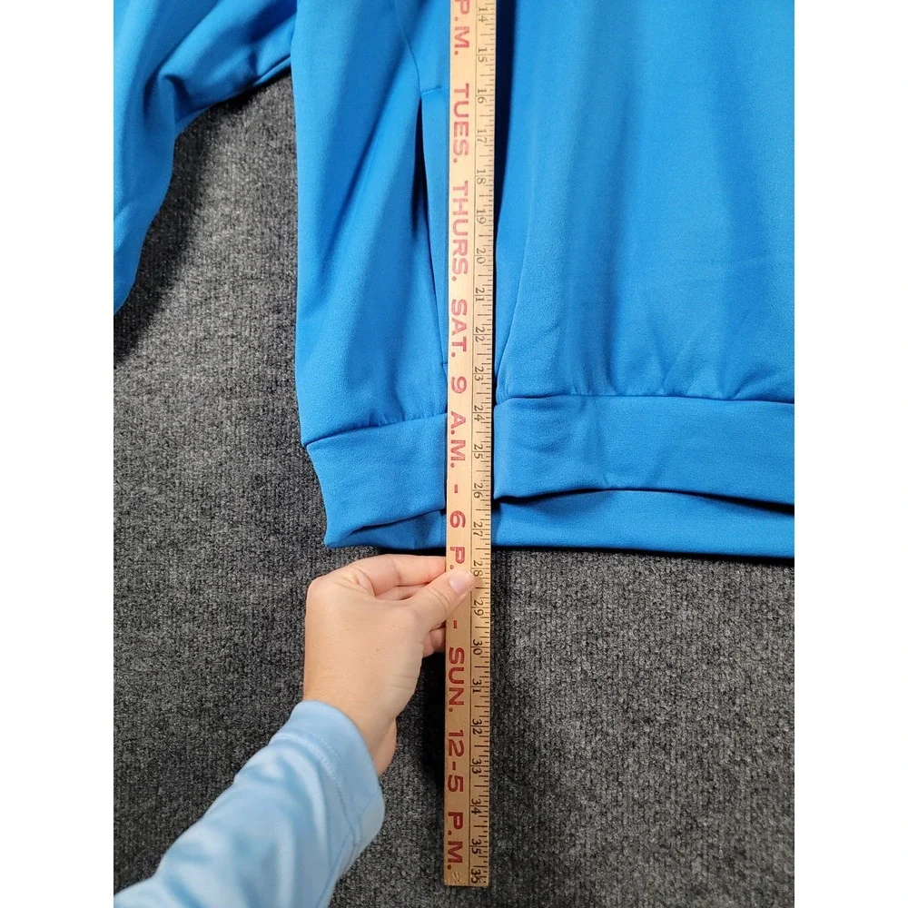 The North Face Horizon Logo Pullover Hoodie Small Mens Blue Sweatshirt NWT $75